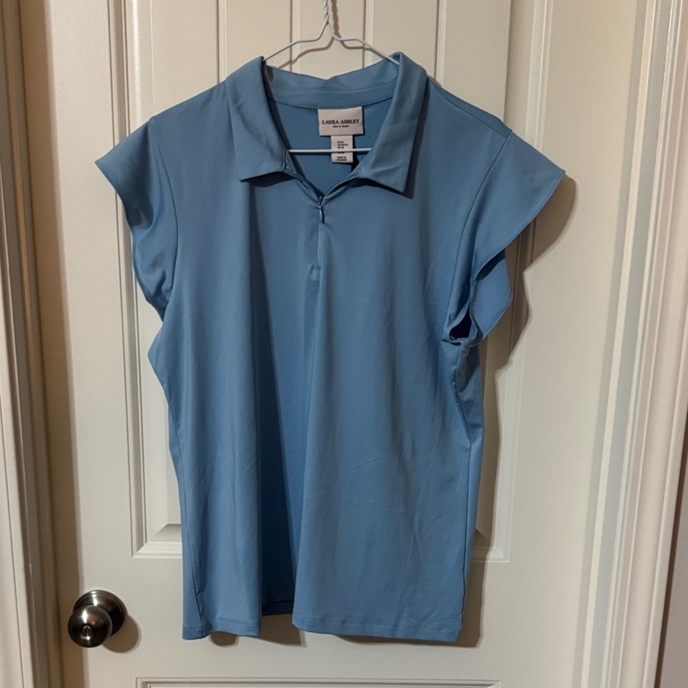 Laura Ashley Sky Blue Blouse